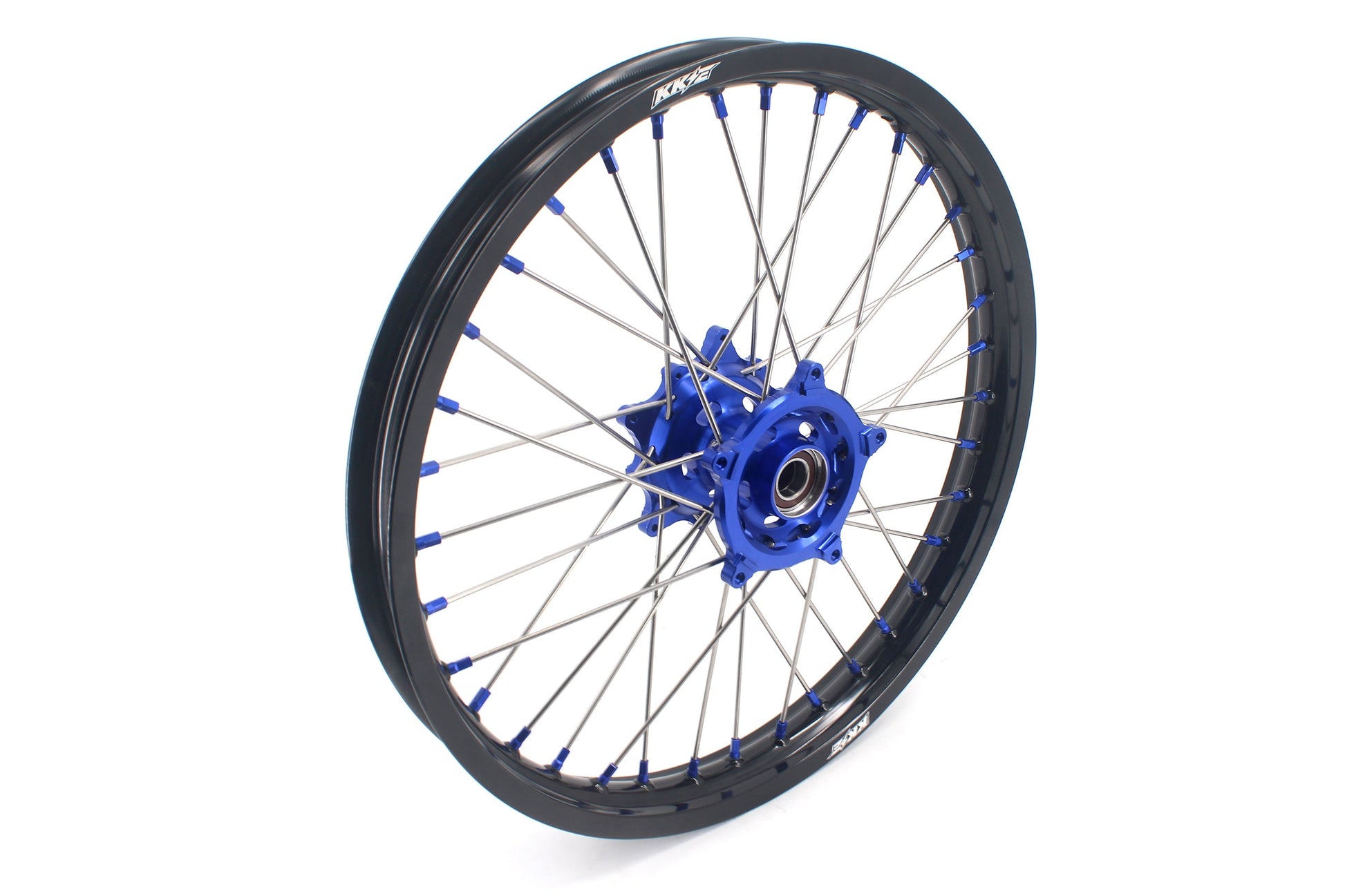 KKE 1.85*21 & 2.5*18 Motorcycle Tubed Spoke Rims Fit Yamaha Tenere 700 2019-2025 Blue - Howling Moto