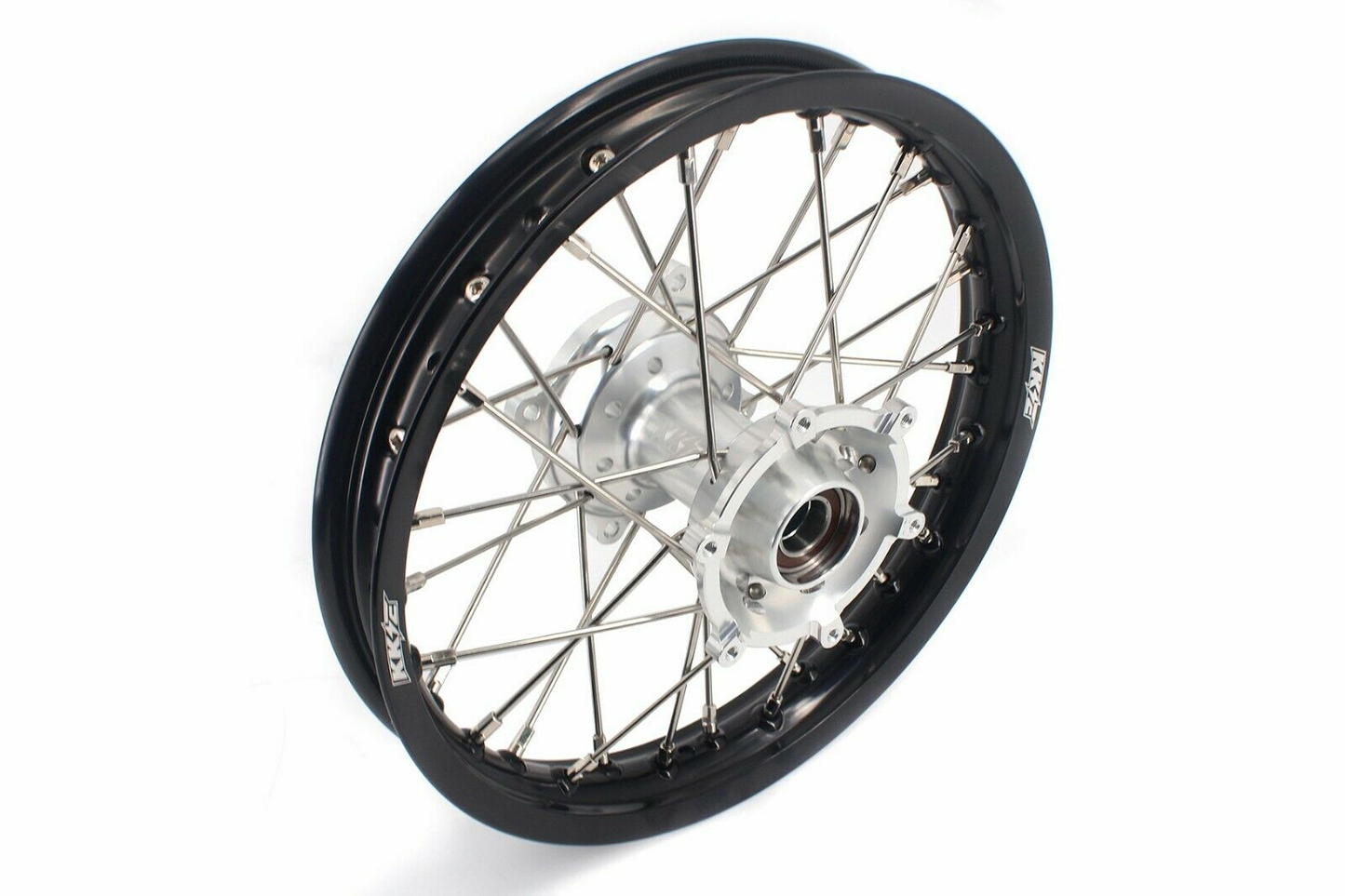 KKE 17"*1.4/14"*1.6 Kids Small Spoked Wheels GLM Rims For KTM SX85 2021-2024 Silver Hub - Howling Moto
