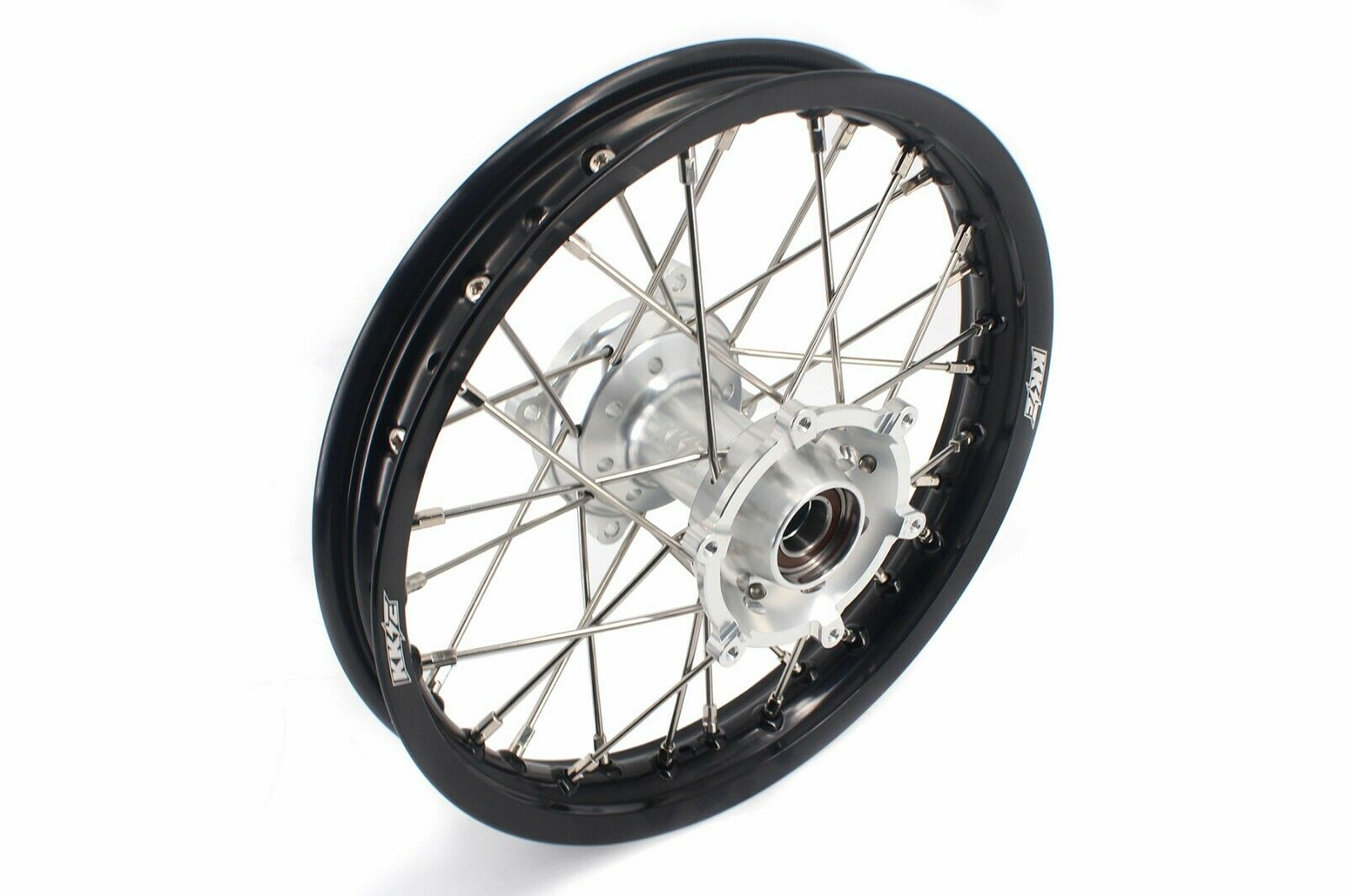 KKE 17"*1.4/14"*1.6 Kids Small Spoked Wheels GLM Rims For KTM SX85 2021-2024 Silver Hub - Howling Moto