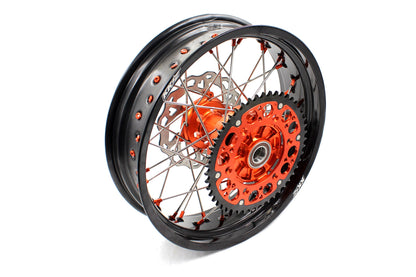 KKE 17Inch CUSH Drive Supermoto Wheels Rims For KTM690 SMC 2007-2011 320MM Disc - Howling Moto