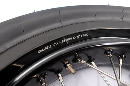 KKE CUSH DRIVE 3.5/4.25*17in. Supmermoto Wheels Kit For SUZUKI DRZ400SM 2005-2024 CST Tires - Howling Moto