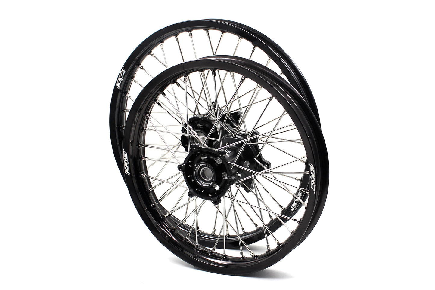 KKE Enduro 1.6*21" & 2.15*18" CNC Hub Electric Dirtbike Alloy Wheels Rims Fit STARK VARG Black Hub - Howling Moto