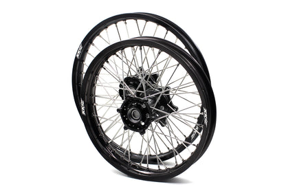 KKE Enduro 1.6*21" & 2.15*18" CNC Hub Electric Dirtbike Alloy Wheels Rims Fit STARK VARG Black Hub - Howling Moto