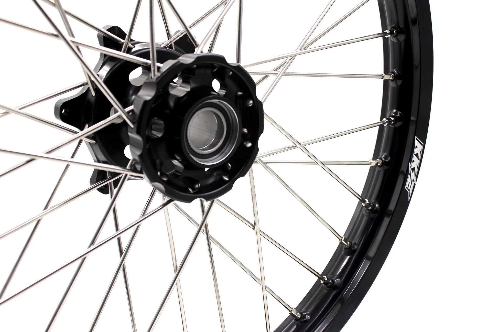 KKE Enduro 1.6*21" & 2.15*18" CNC Hub Electric Dirtbike Alloy Wheels Rims Fit STARK VARG Black Hub - Howling Moto