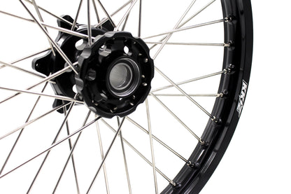 KKE Enduro 1.6*21" & 2.15*18" CNC Hub Electric Dirtbike Alloy Wheels Rims Fit STARK VARG Black Hub - Howling Moto