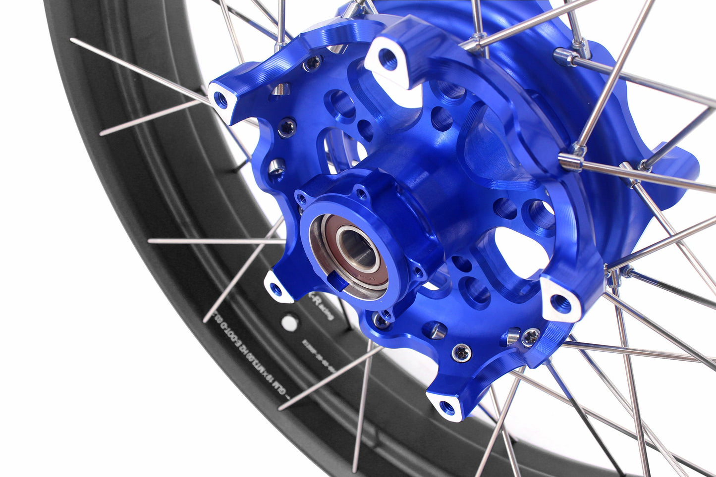 VMX 19" 17" Inch Tubeless Rims for BMW R1200GS R1200GS Adventure 2013-2020 Blue Hub & Black Rim - Howling Moto