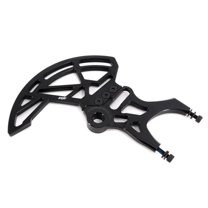 KKE Aluminum Rear Brake Disc Guard Fit Rawrr Mantis, Mantis X Red and Black (Collective) - Howling Moto