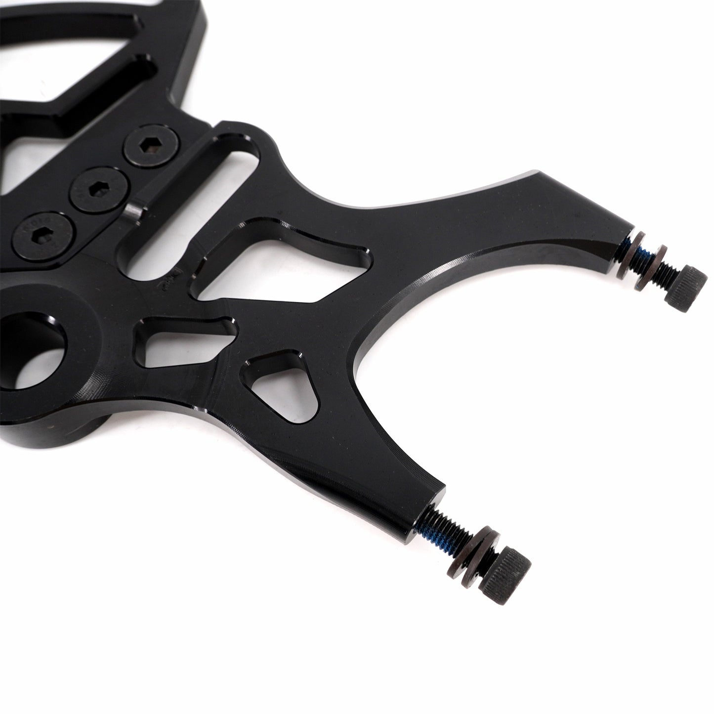 KKE Aluminum Rear Brake Disc Guard Fit Rawrr Mantis, Mantis X Red and Black (Collective) - Howling Moto