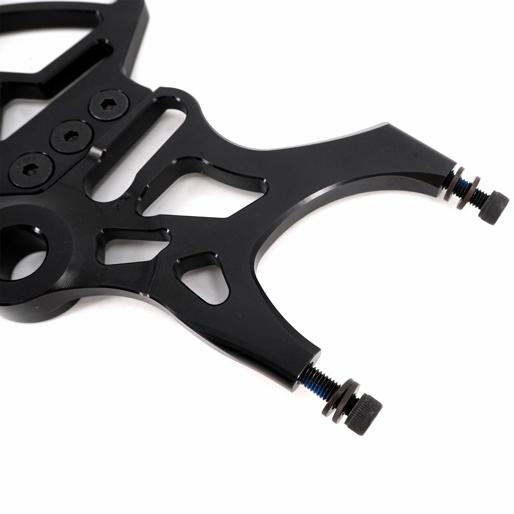 KKE Aluminum Rear Brake Disc Guard Fit Rawrr Mantis, Mantis X Red and Black (Collective) - Howling Moto
