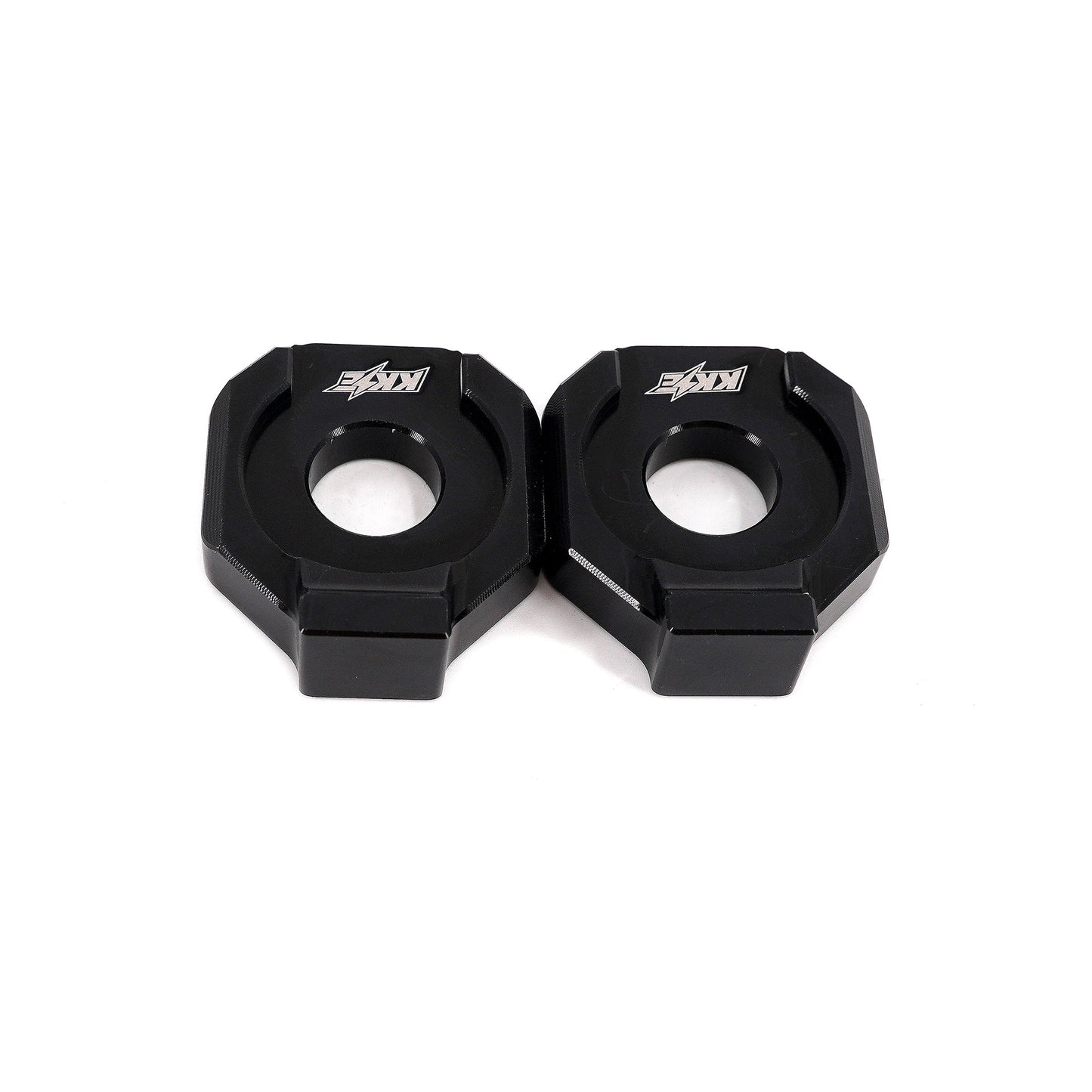 KKE Axle Chain Adjuster Blocks Fit Rawrr Mantis, Mantis X Black and Red (Collective) - Howling Moto
