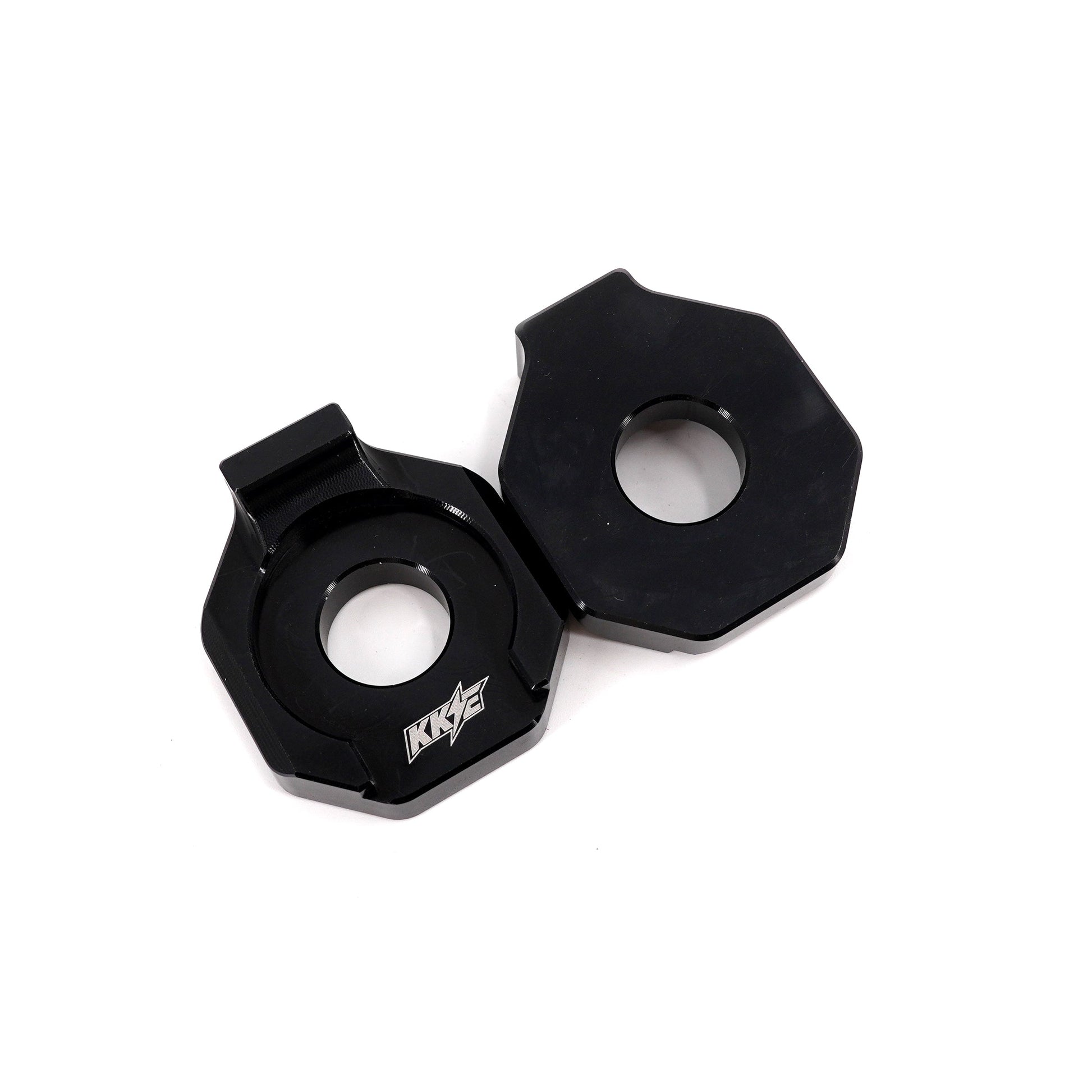 KKE Axle Chain Adjuster Blocks Fit Rawrr Mantis, Mantis X Black and Red (Collective) - Howling Moto