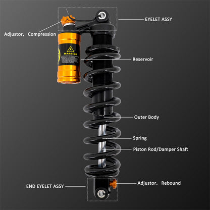 KKE Brand-new Modified Rear Suspension Shock for Surron Light Bee-X 2019-2024 (Collective) - Howling Moto