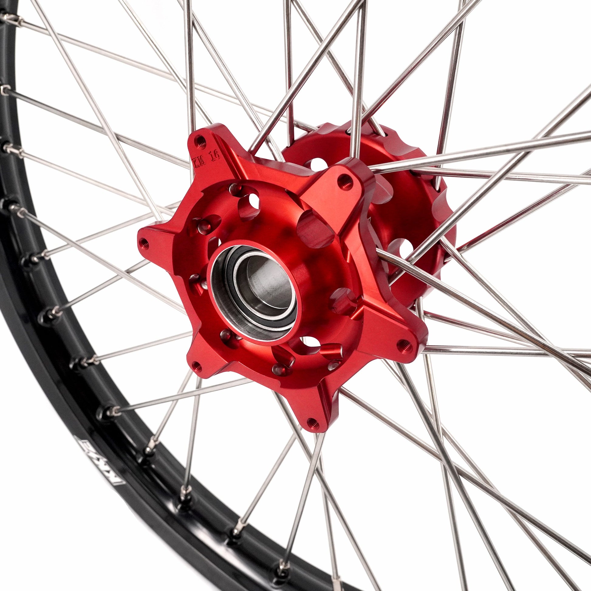 KKE 21 & 18 Spoked Enduro Wheels Rims Set FOR BETA RR 2013-2024 Red - Howling Moto