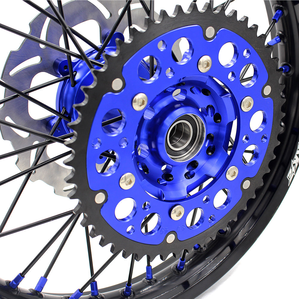KKE 1.6*21 & 2.15*18 Enduro Spoked Wheels Set For SUZUKI DRZ400SM 2005-2024 - Howling Moto