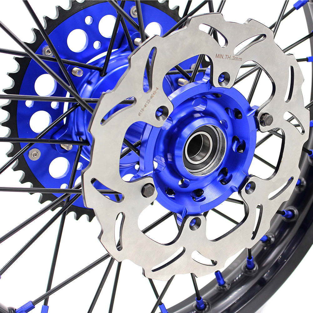 KKE 1.6*21 & 2.15*18 Enduro Spoked Wheels Set For SUZUKI DRZ400SM 2005-2024 - Howling Moto