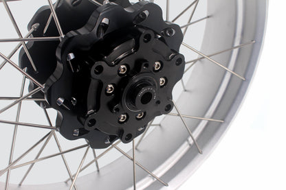 VMX 17 Inch Spoked Aluminum Tubeless Wheels Rims For Husqvarna Svartpilen 401 2020-2021 - Howling Moto