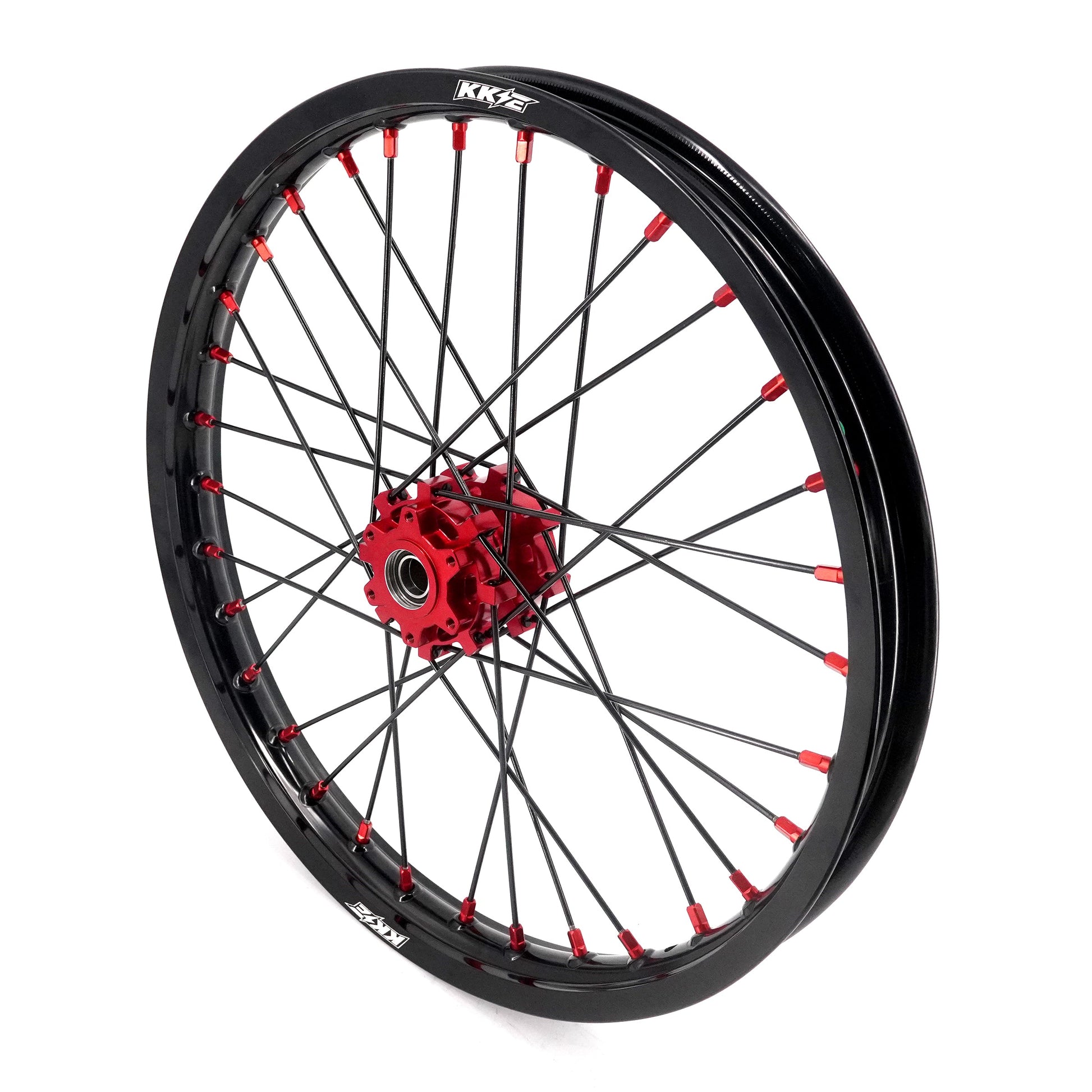 US Stock KKE 1.6*19" & 1.85*16" New Style E-bike Wheels Rim For SurRon Light Bee-X 2019-2025 Red Nipples - Howling Moto