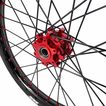 US Stock KKE 1.6*19" & 1.85*16" New Style E-bike Wheels Rim For SurRon Light Bee-X 2019-2025 Red Nipples - Howling Moto