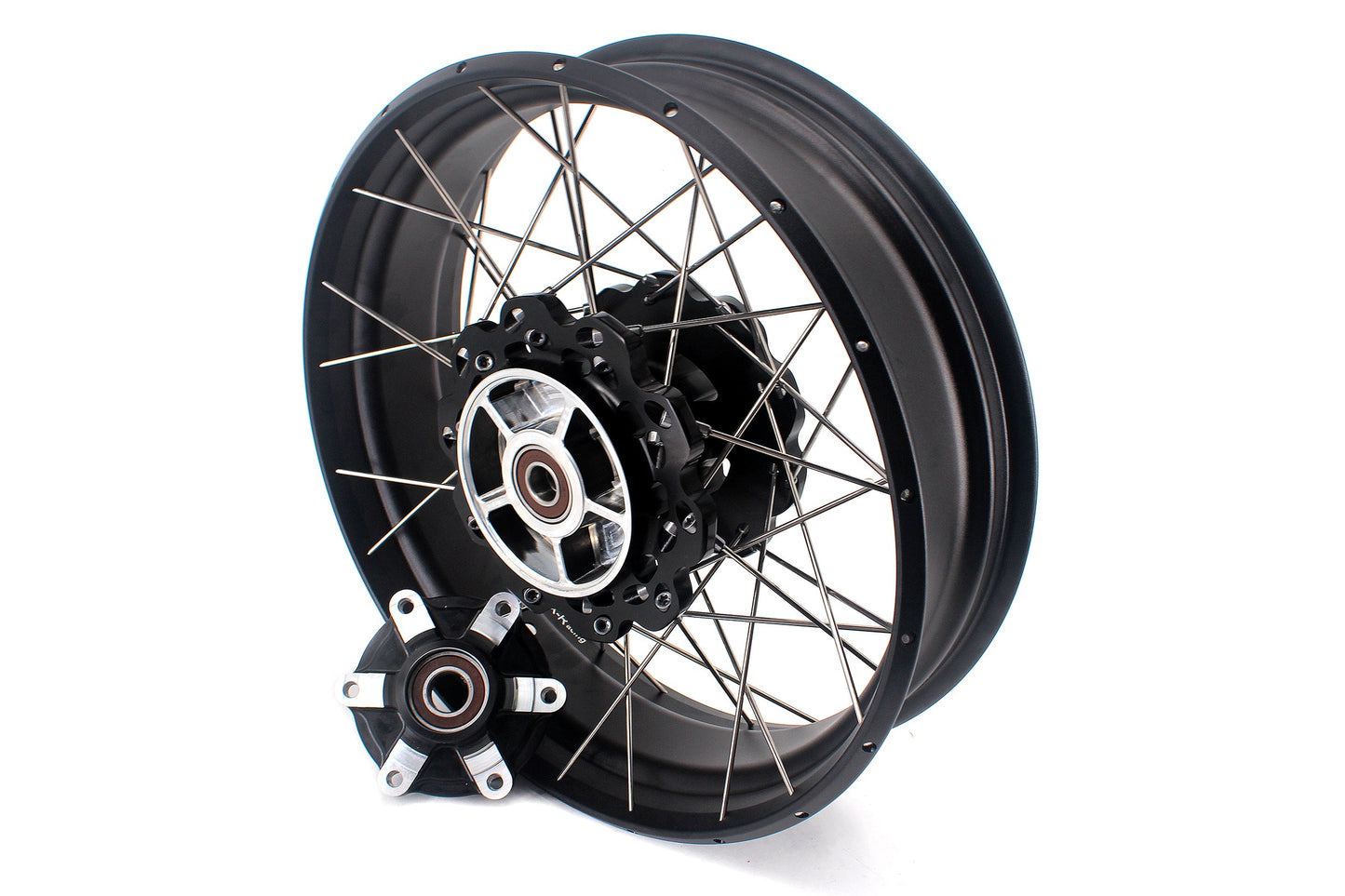 VMX-Racing 18" & 17" Tubeless Alloy Spoke Wheels For Triumph Bonneville T120/T100 2021-2024 - Howling Moto