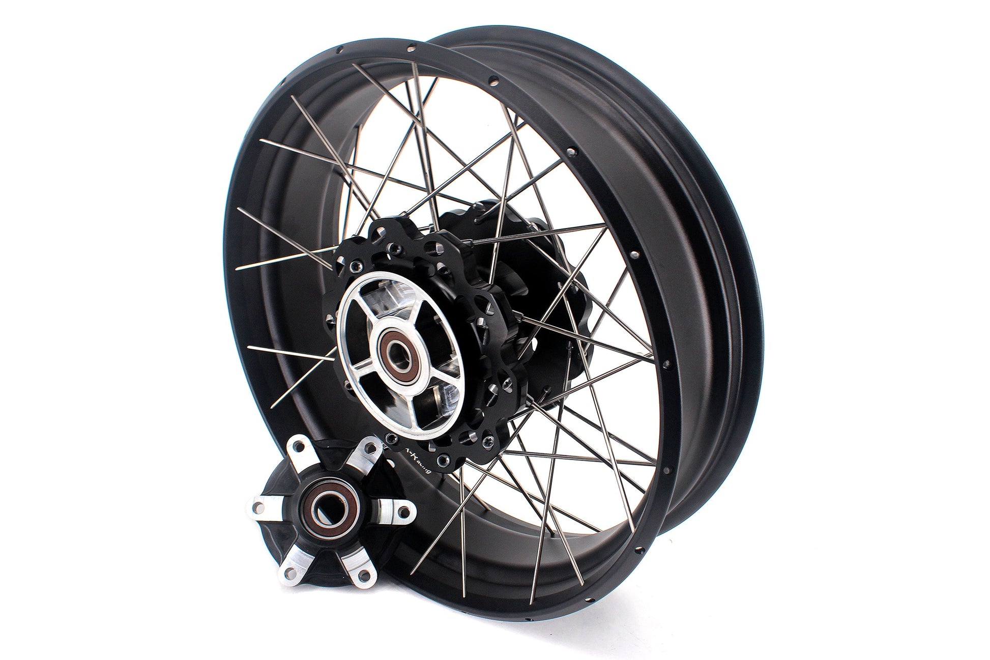 VMX-Racing 18" & 17" Tubeless Alloy Spoke Wheels For Triumph Bonneville T120/T100 2021-2024 - Howling Moto