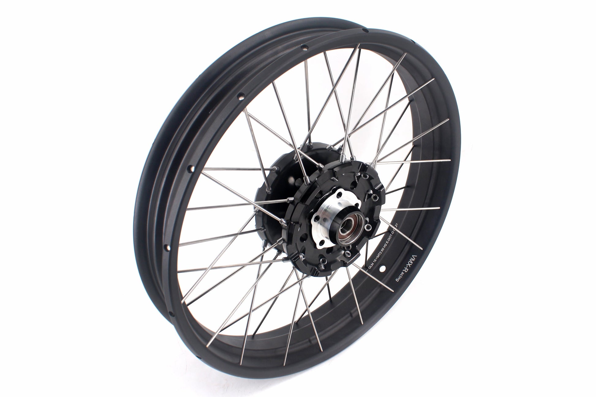 VMX-Racing 18" & 17" Tubeless Alloy Spoke Wheels For Triumph Bonneville T120/T100 2021-2024 - Howling Moto
