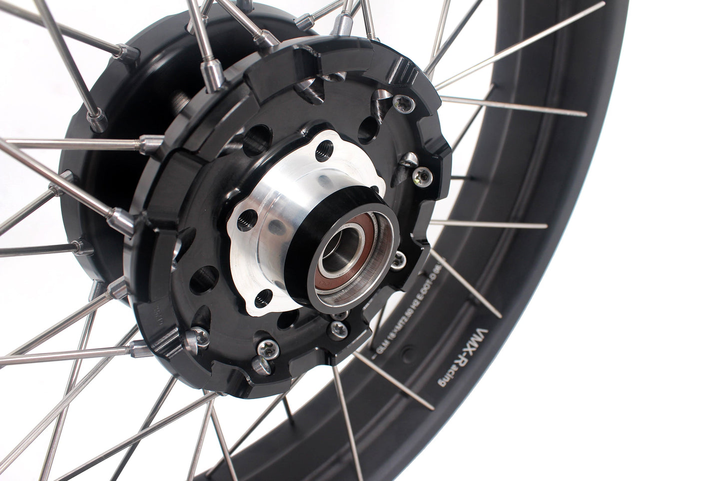 VMX-Racing 18" & 17" Tubeless Alloy Spoke Wheels For Triumph Bonneville T120/T100 2021-2024 - Howling Moto