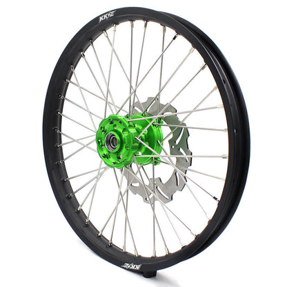 KKE 21/18 Enduro or 21/19 MX Wheels for Kawasaki KX125 KX250 2003-2005 Disc - Howling Moto