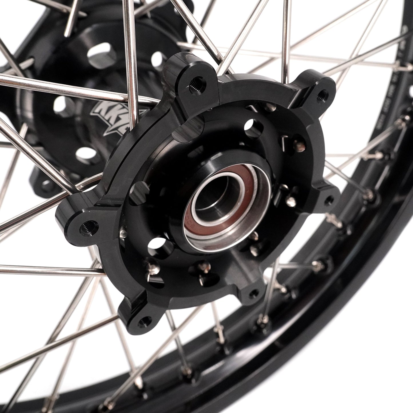 KKE 21/18 Enduro Dirtbike Wheel Rim For SUZUKI DRZ400 DRZ400S DRZ400E Black Hub & Rim - Howling Moto