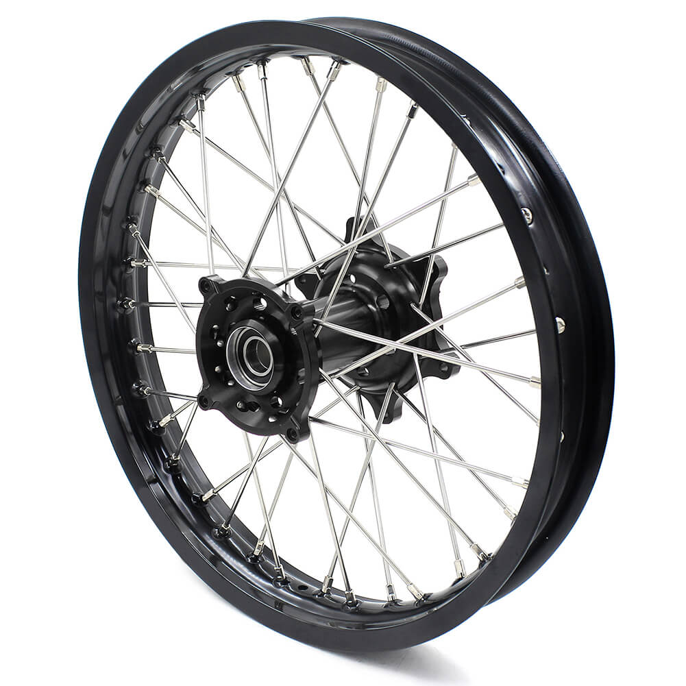 KKE 21 & 19 Wheels for HUSQVARNA TE TC FE FC SMR TXC 2000-2013 Black - Howling Moto