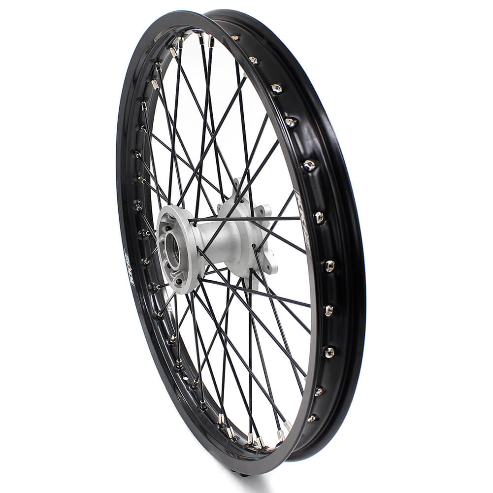 KKE 21 & 19 Casting MX Wheels for YAMAHA YZ250F 2001-2021 YZ450F 2003 Silver - Howling Moto