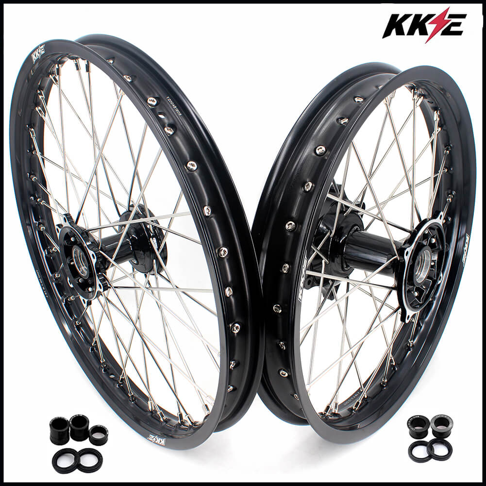 KKE 21" 19" MX Cast Dirt Bike Wheels Set For HONDA CRF250R 04-13 CRF450R 02-12 CR125R/250R 02-13 - Howling Moto