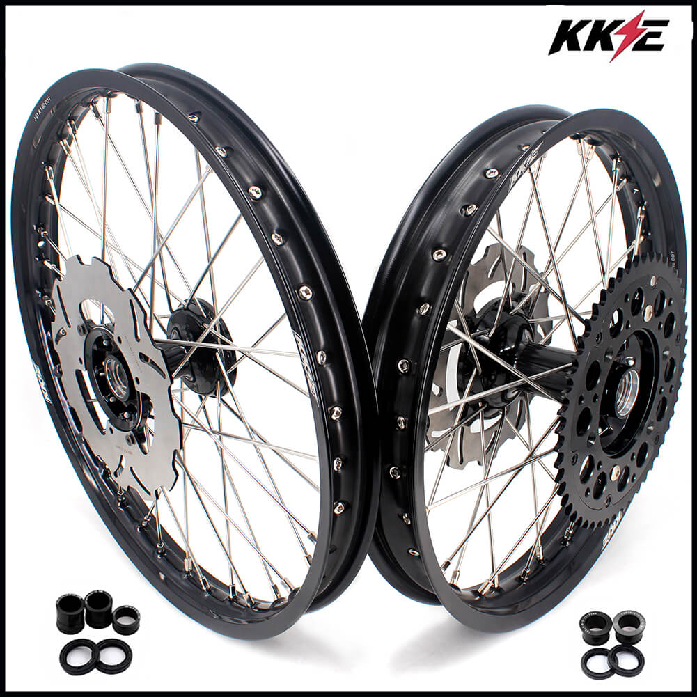 KKE 21" 19" MX Cast Dirt Bike Wheels Set For HONDA CRF250R 04-13 CRF450R 02-12 CR125R/250R 02-13 - Howling Moto