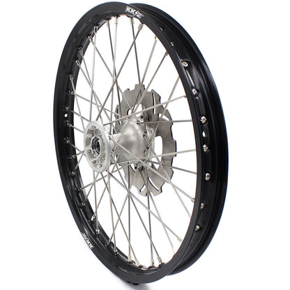 KKE 21" 19" MX Casting Alloy Wheels For HONDA CRF250R CRF450R CR125R CR250R 2002-2013 Silver&Black - Howling Moto