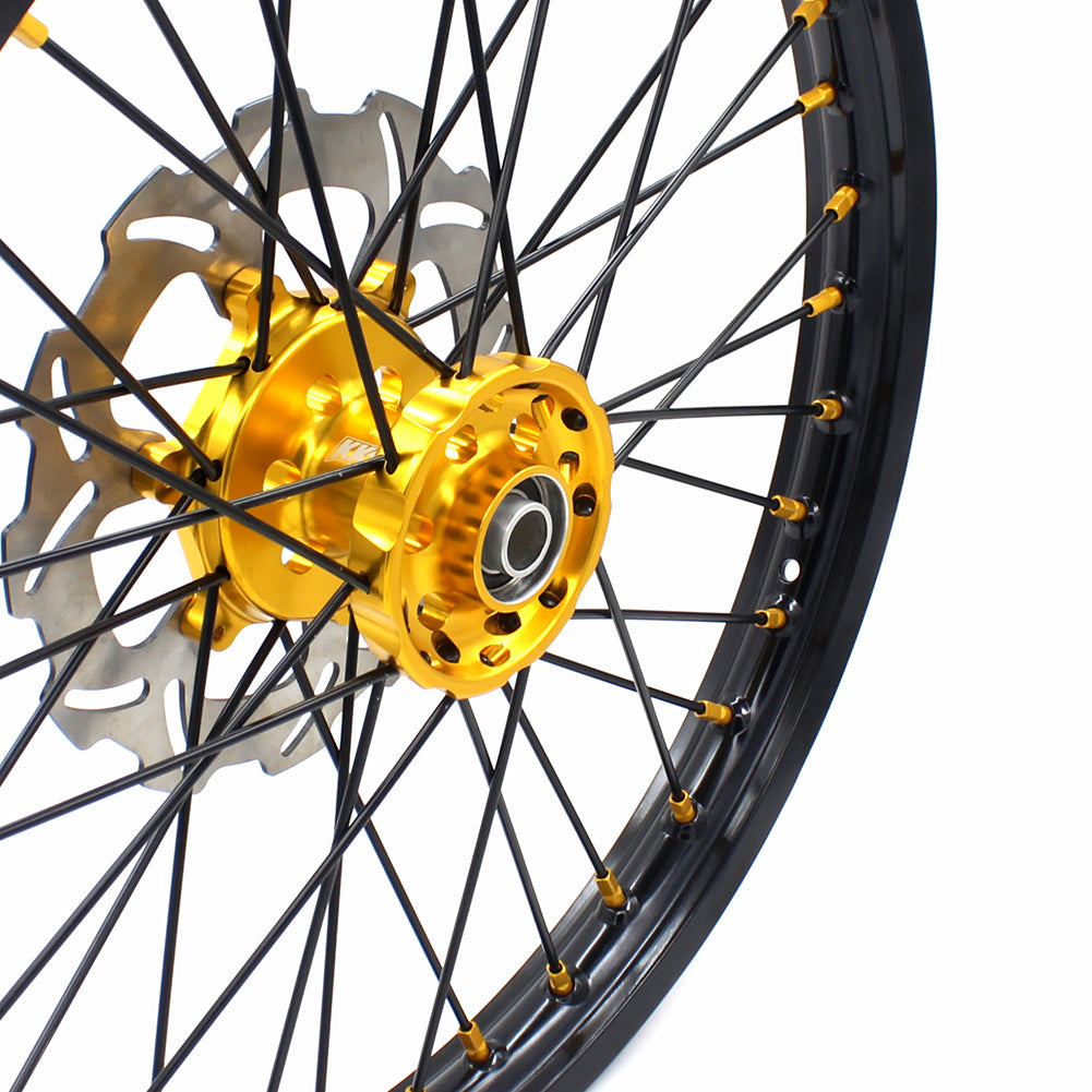 KKE 21 & 19 MX Wheels For SUZUKI RM125 2001-2007 RM250 2008 Off Road Rim Set - Howling Moto