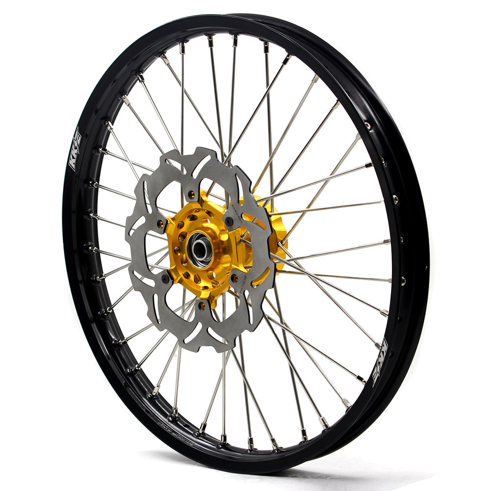 KKE 21 & 19 Wheels for Suzuki RMZ250 2007 RMZ450 2005-2024 Gold&Black - Howling Moto