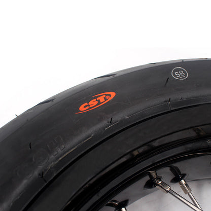 KKE 17 Inch Supermoto Rims Tires For YAMAHA WR250F 2001-2019 WR450F 2003-2018 - Howling Moto