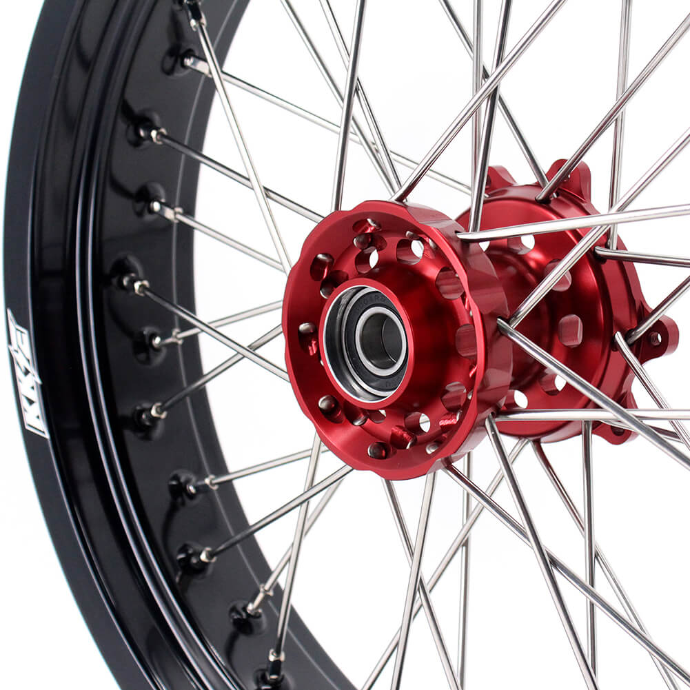 KKE 17 Inch Supermoto Spoke Alloy Wheels Rims For HONDA CRF250L 2013-2020 - Howling Moto