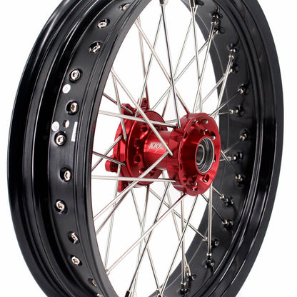 KKE 17 Inch Supermoto Spoke Alloy Wheels Rims For HONDA CRF250L 2013-2020 - Howling Moto