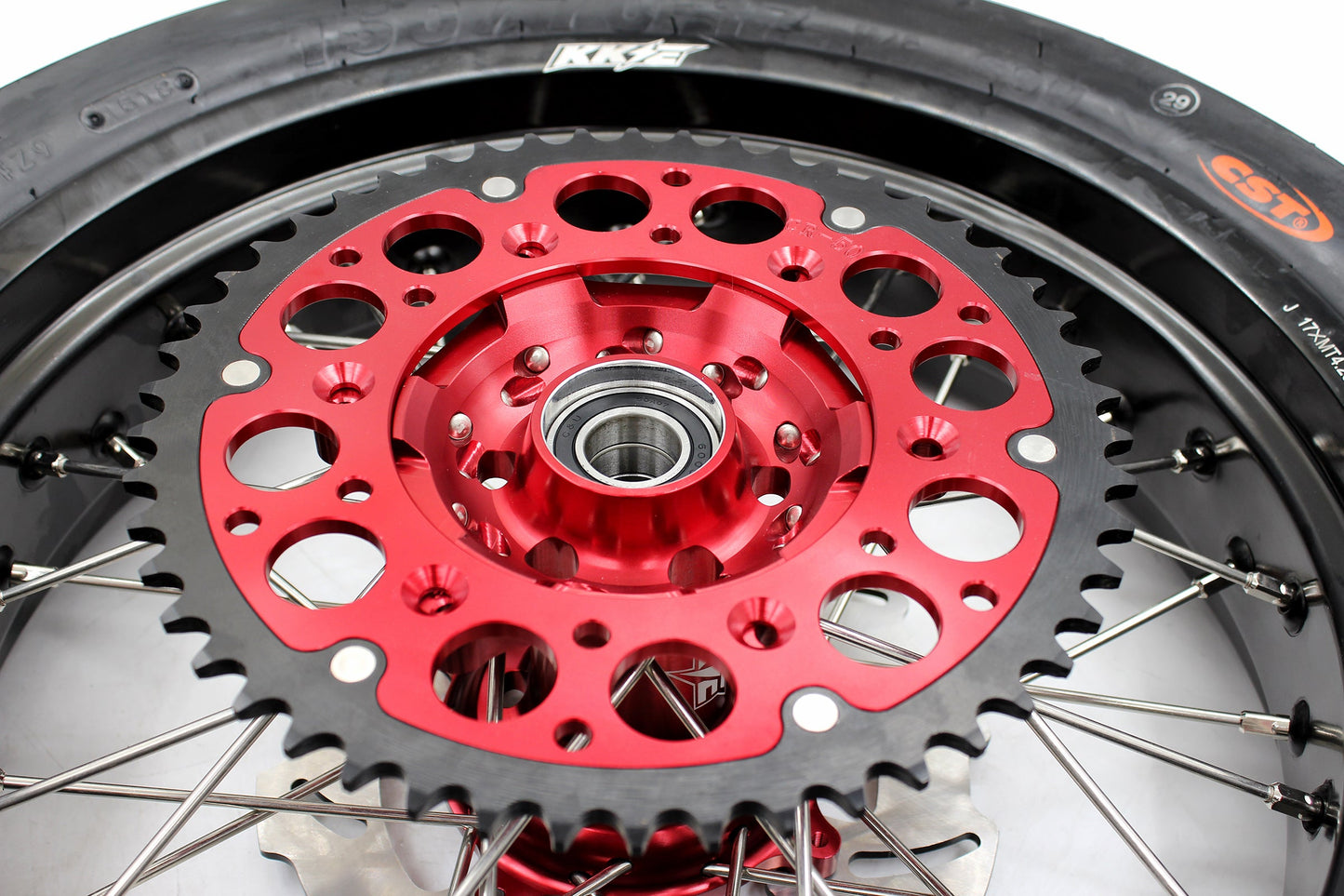 KKE 17" Supermoto Wheels Tires For HONDA CRF250R 04-13 CRF450R 02-12 - Howling Moto