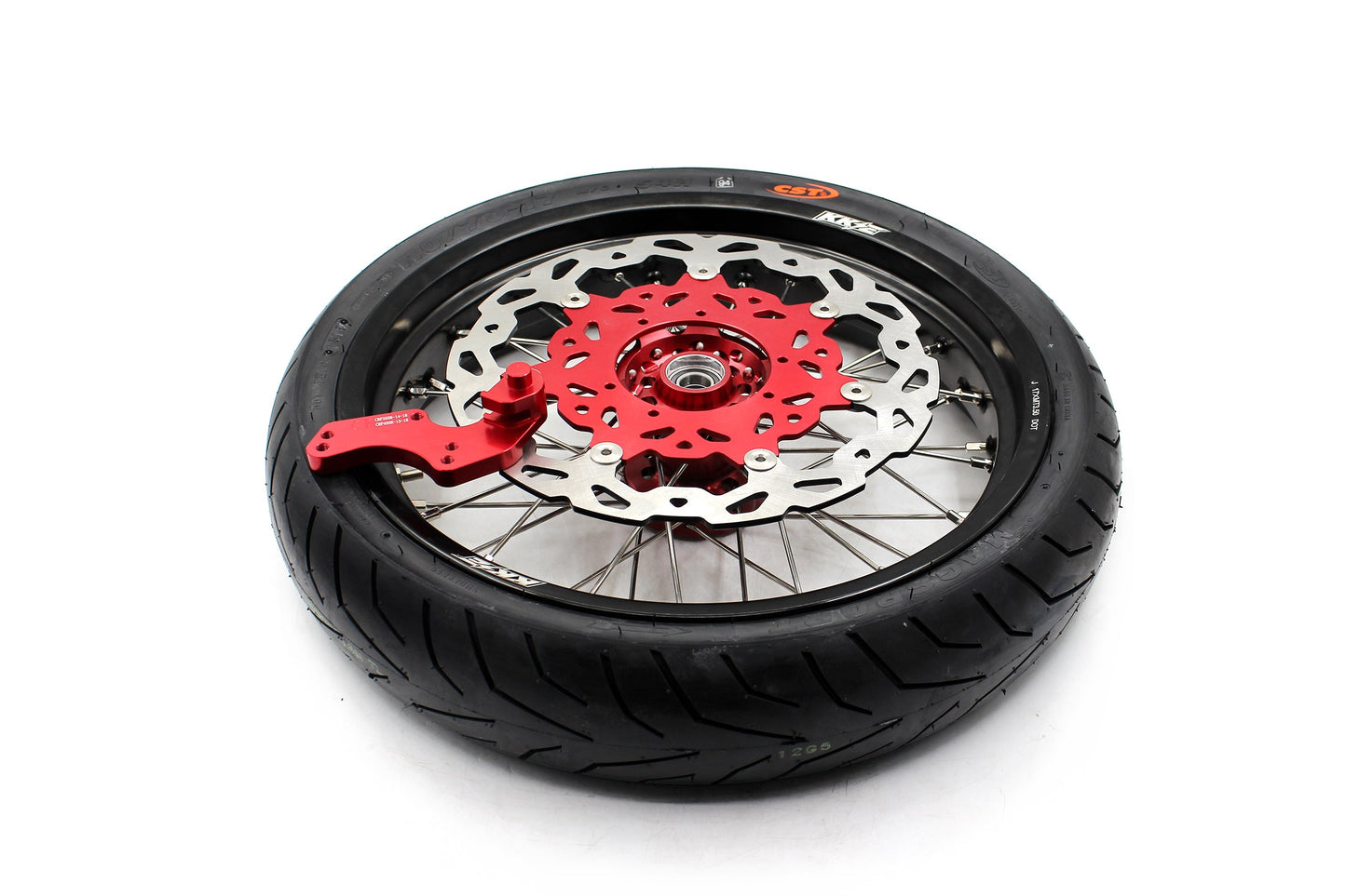 KKE 17" Supermoto Wheels Tires For HONDA CRF250R 04-13 CRF450R 02-12 - Howling Moto
