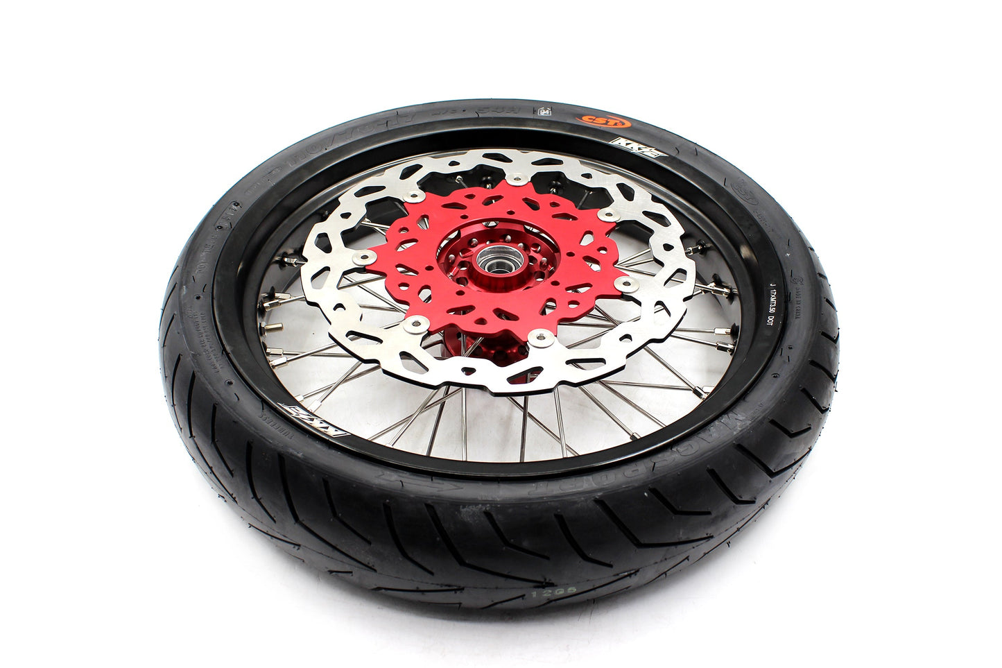 KKE 17" Supermoto Wheels Tires For HONDA CRF250R 04-13 CRF450R 02-12 - Howling Moto