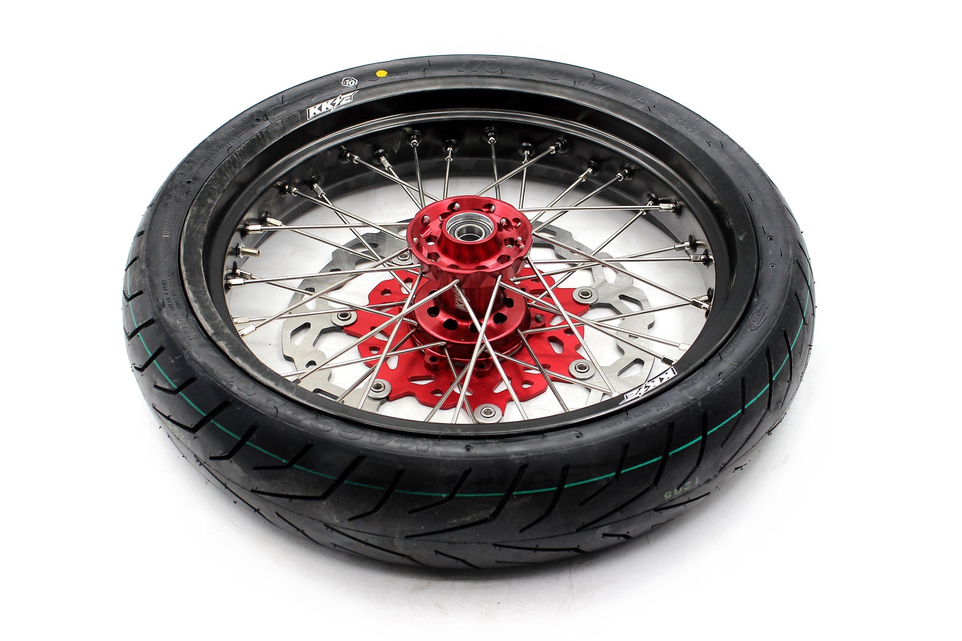 KKE 17" Supermoto Wheels Tires For HONDA CRF250R 04-13 CRF450R 02-12 - Howling Moto