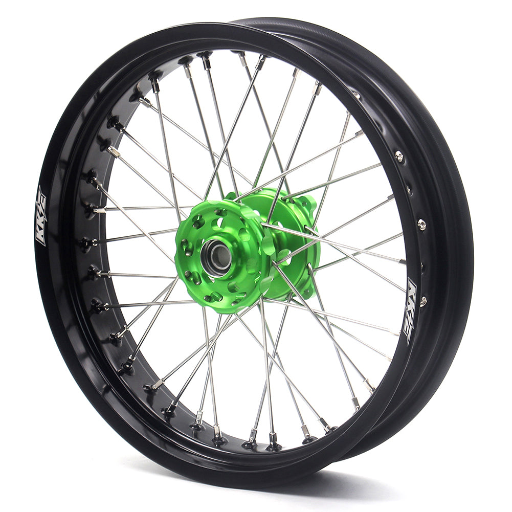 KKE 17Inch KX250F KX450F 2006-2021 For KAWASAKI Supermoto Spoked Wheels Rim - Howling Moto