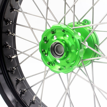 KKE 17Inch KX250F KX450F 2006-2021 For KAWASAKI Supermoto Spoked Wheels Rim - Howling Moto