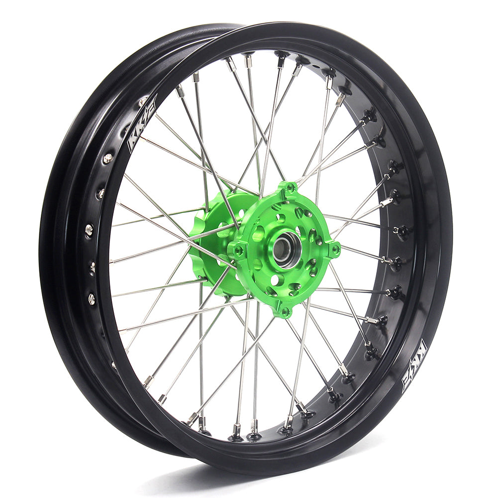KKE 17Inch KX250F KX450F 2006-2021 For KAWASAKI Supermoto Spoked Wheels Rim - Howling Moto