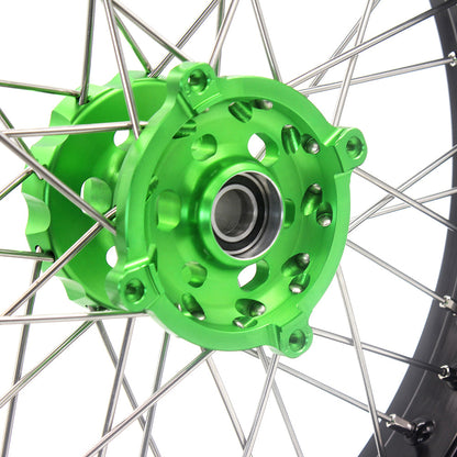 KKE 17Inch KX250F KX450F 2006-2021 For KAWASAKI Supermoto Spoked Wheels Rim - Howling Moto