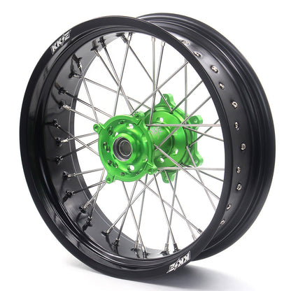 KKE 17Inch KX250F KX450F 2006-2021 For KAWASAKI Supermoto Spoked Wheels Rim - Howling Moto