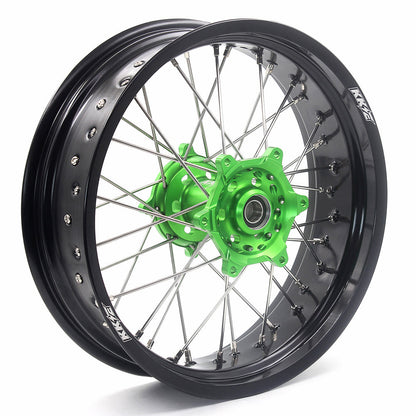 KKE 17Inch KX250F KX450F 2006-2021 For KAWASAKI Supermoto Spoked Wheels Rim - Howling Moto