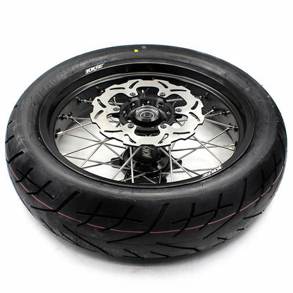 KKE 17inch Supermoto Wheels For SUZUKI DRZ400 DRZ400E DRZ400S CST Tires - Howling Moto