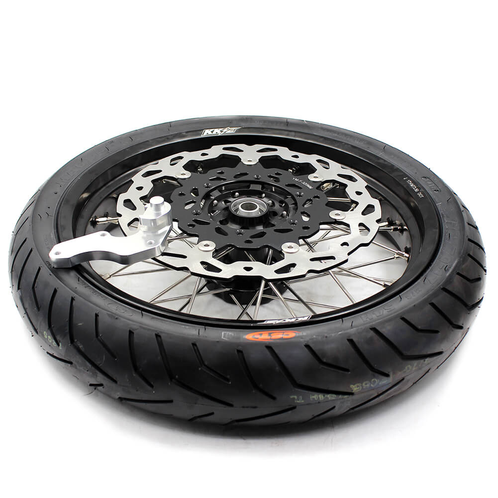 KKE 17inch Supermoto Wheels For SUZUKI DRZ400 DRZ400E DRZ400S CST Tires - Howling Moto